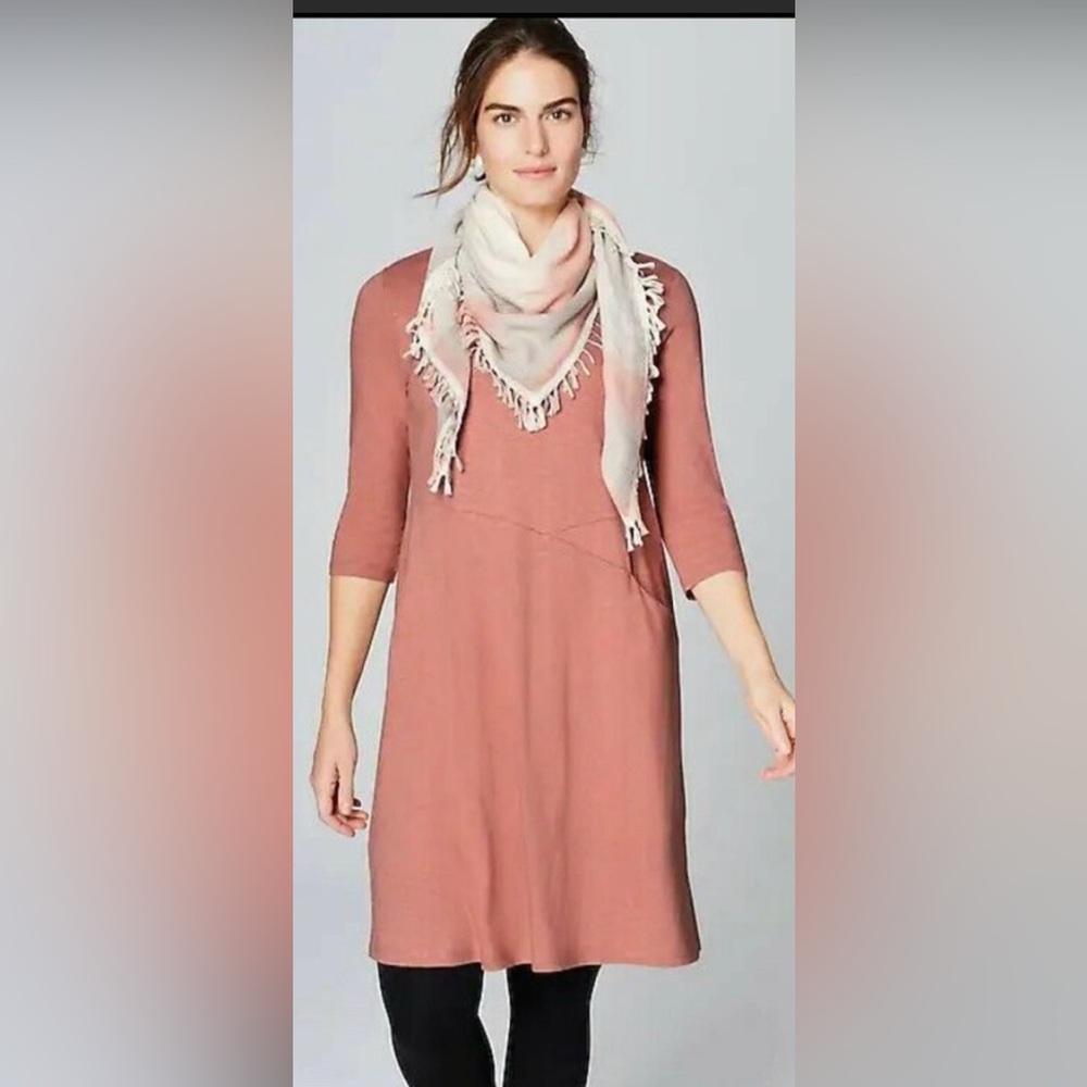 J. Jill Pure Jill Knit Seamed Dress Medium Petite
